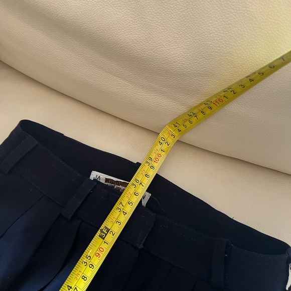 Jasper Conran for Henri Bendel Navy two piece women’s long coat and pants vtg - Picture 7 of 11